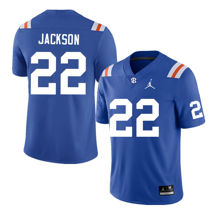 Men #22 Kahleil Jackson Florida Gators College Football Jerseys Sale-Throwback